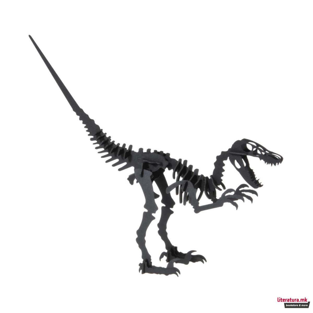 3D модел од хартија - Велосираптор 