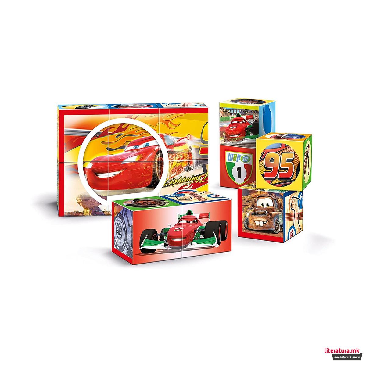 Коцки за сложување, Disney, Cars - Cube puzzle Multi Play, 1/12 