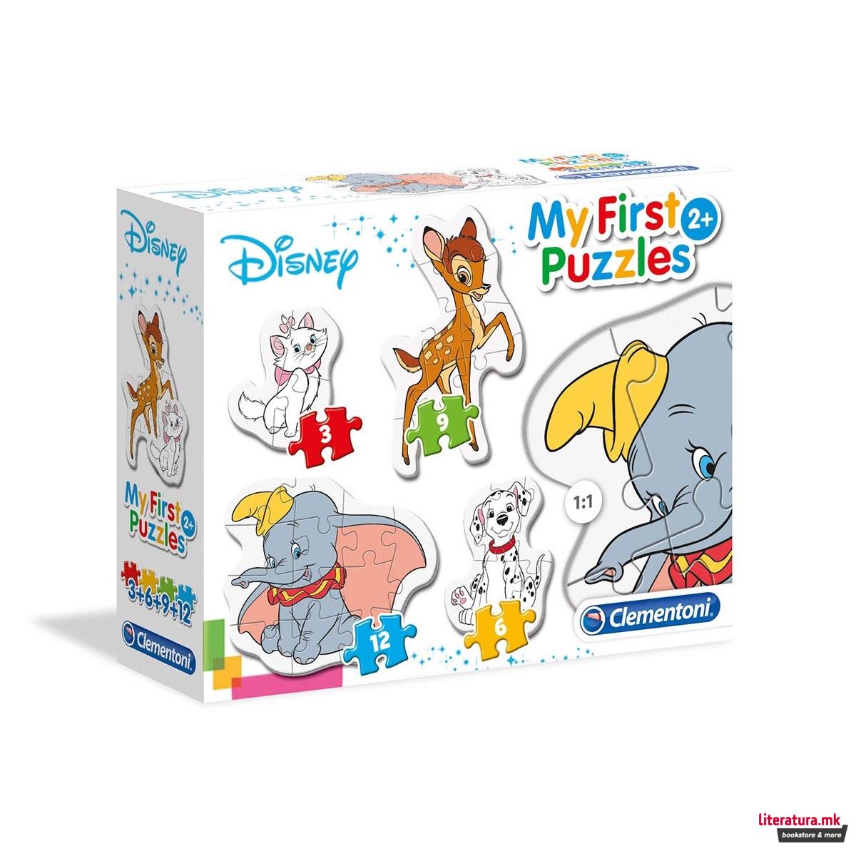 Сложувалка за најмали, Disney, Classic Characters - My First Puzzle, 3/6/9/12 парчиња 