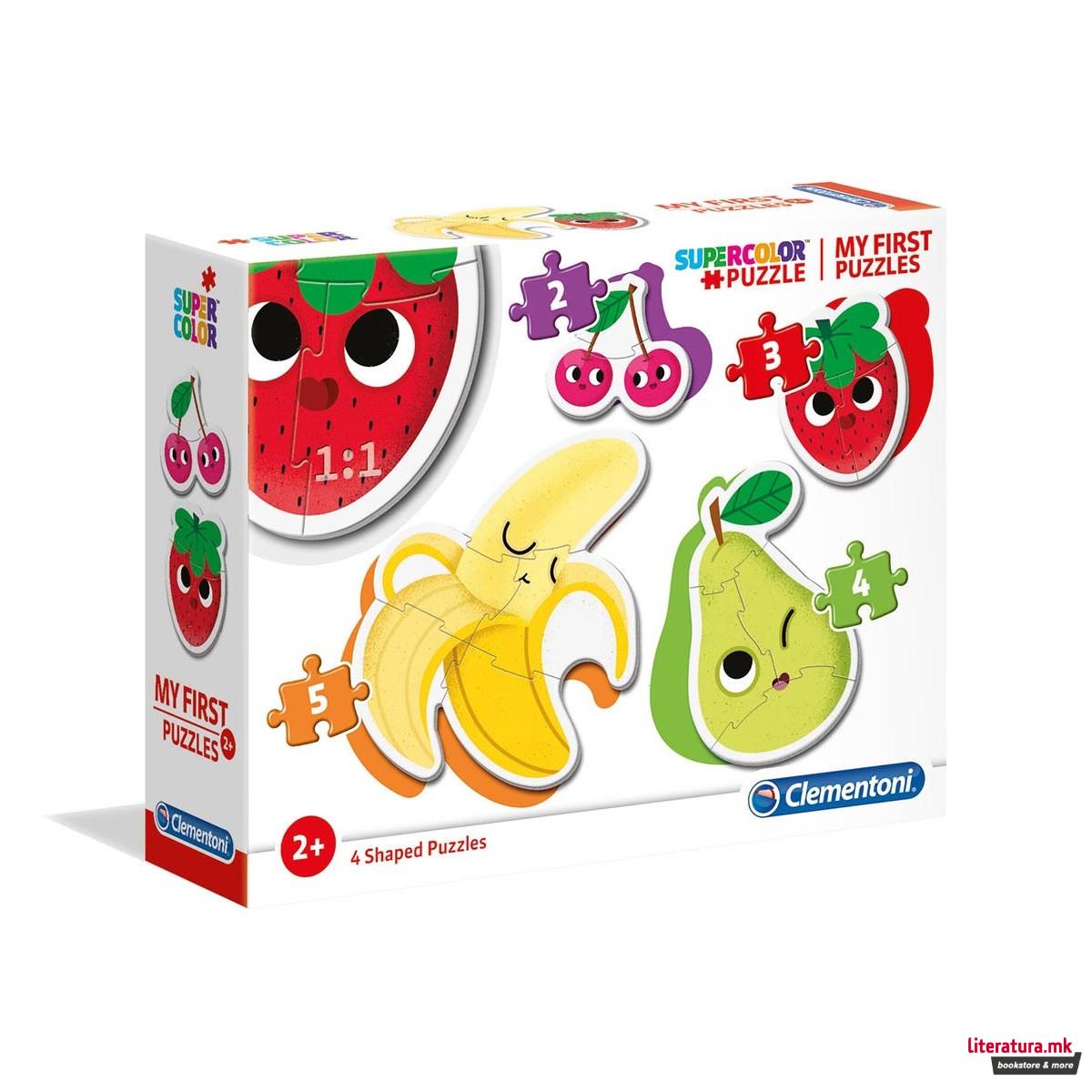 Сложувалка за најмали, Fruits - My First Puzzle, 3/6/9/12 pcs 