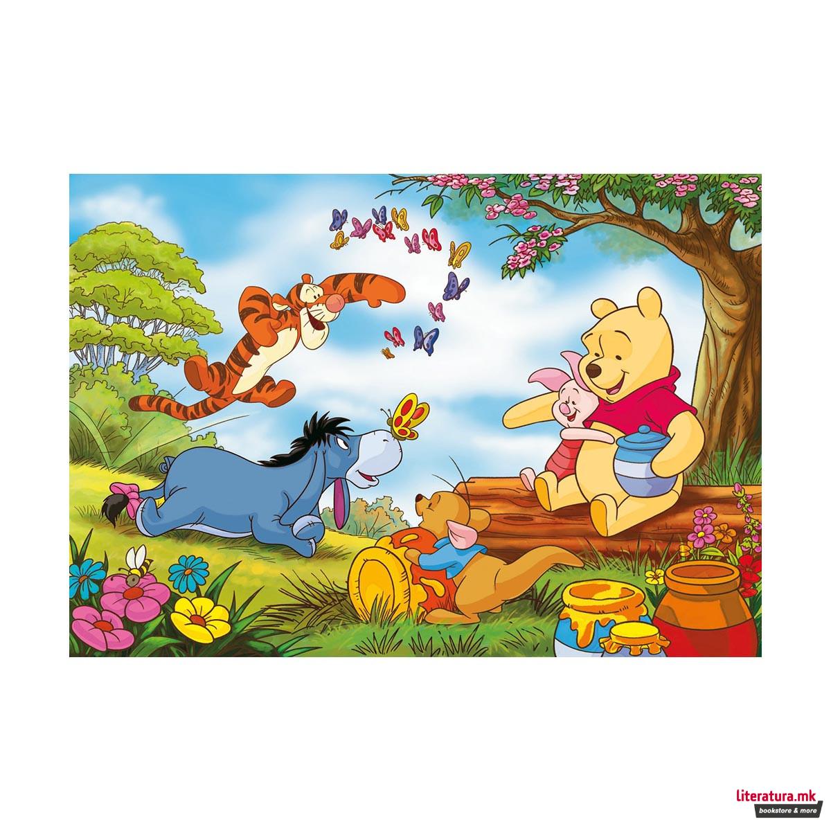 Сложувалка во рамка, Disney, Super Color, Winnie The Pooh, 15 парчиња 