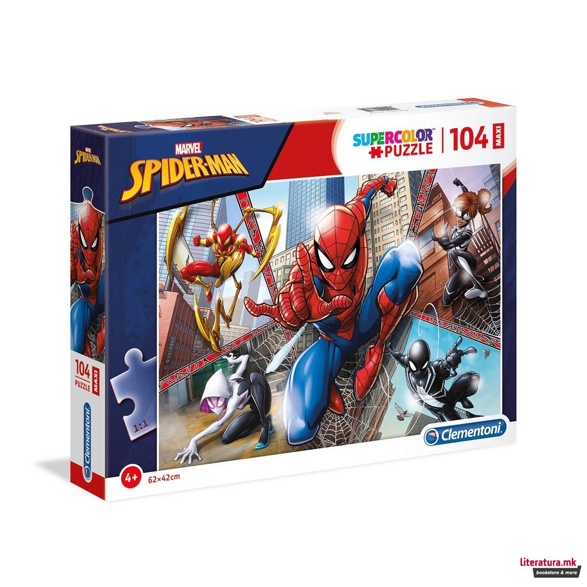 Сложувалка, Super Color, Marvel, Spider-Man, 104 големи парчиња 