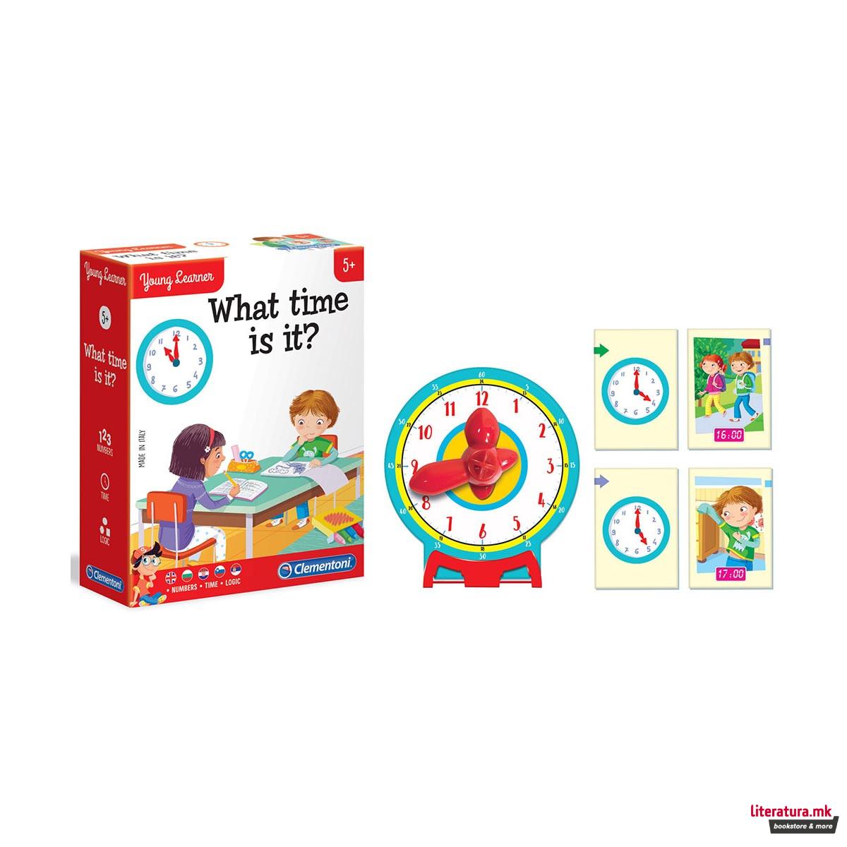 Едукативна игра - Колку e часот?, Young Learner, What time is it?