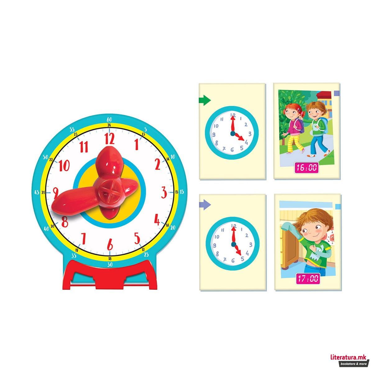 Едукативна игра - Колку e часот?, Young Learner, What time is it?