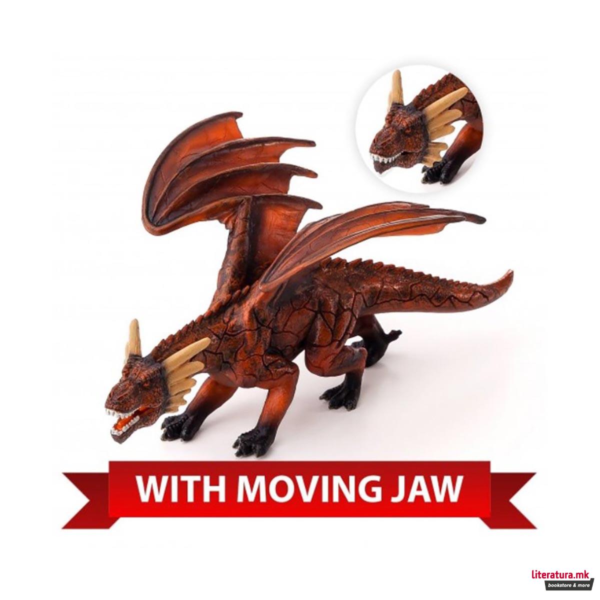 Фигура Огнен змеј со подвижна вилица 