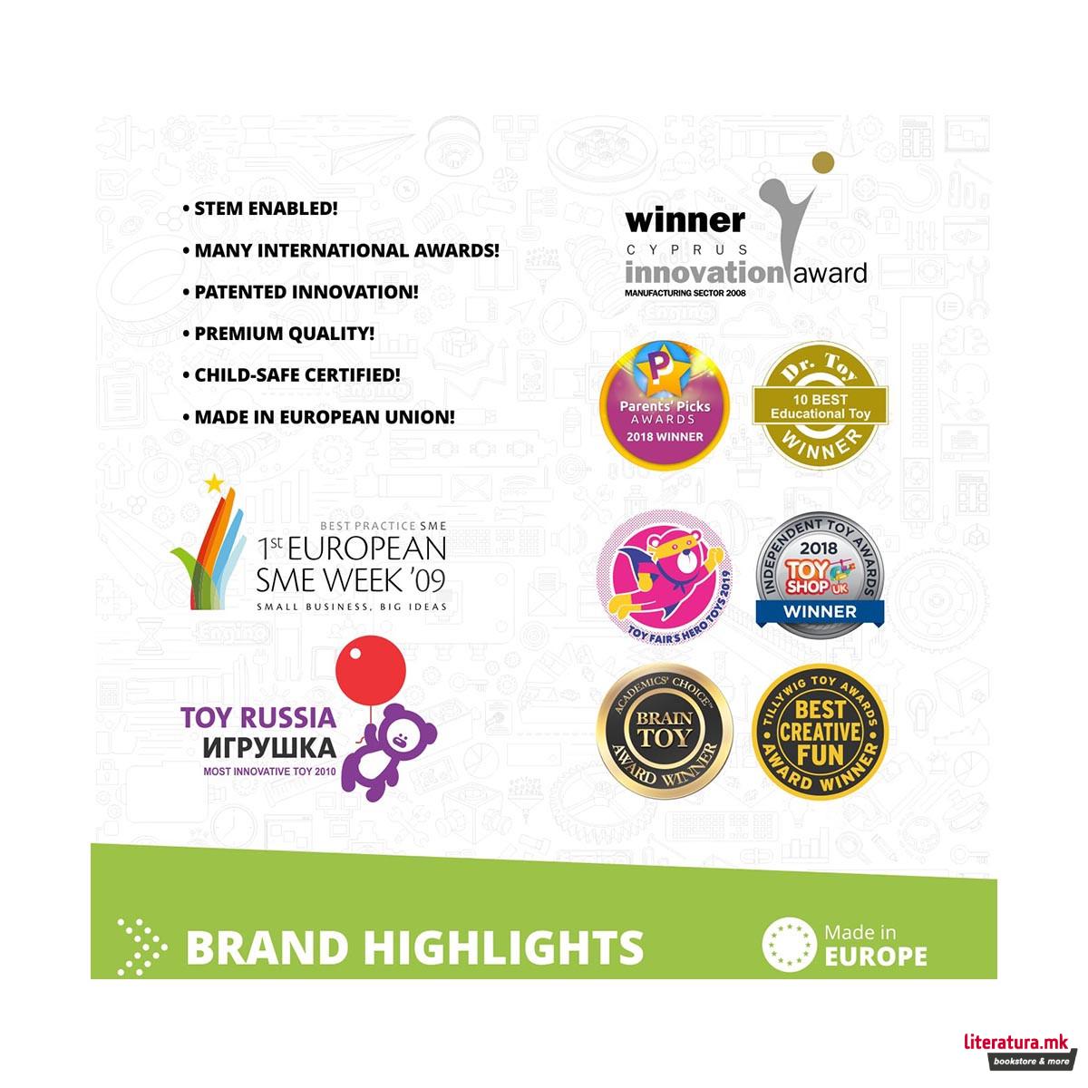 Коцки за градба - Крокодил, QBOIDZ 2in1 multimodels - Crocodile 