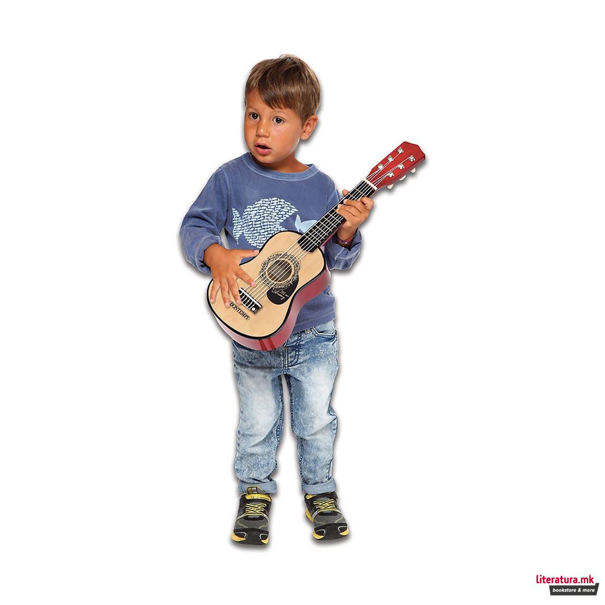 Дрвена гитара, Wooden Guitar, 55 цм 