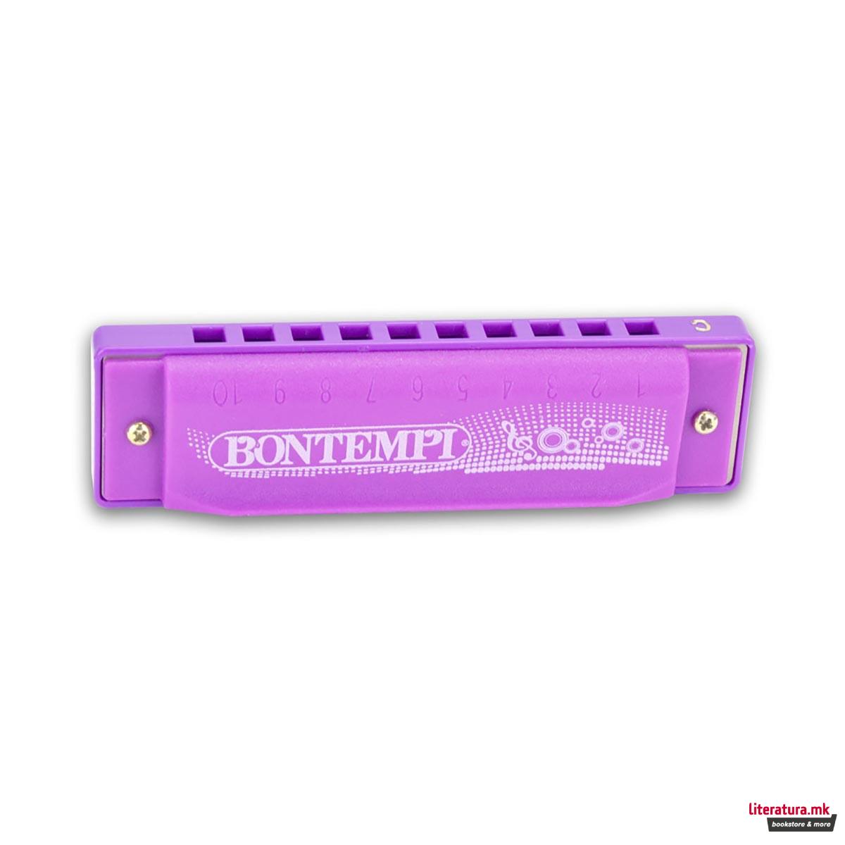 Пластична усна хармоника, Harmonica, 4 бои, 10 ноти 