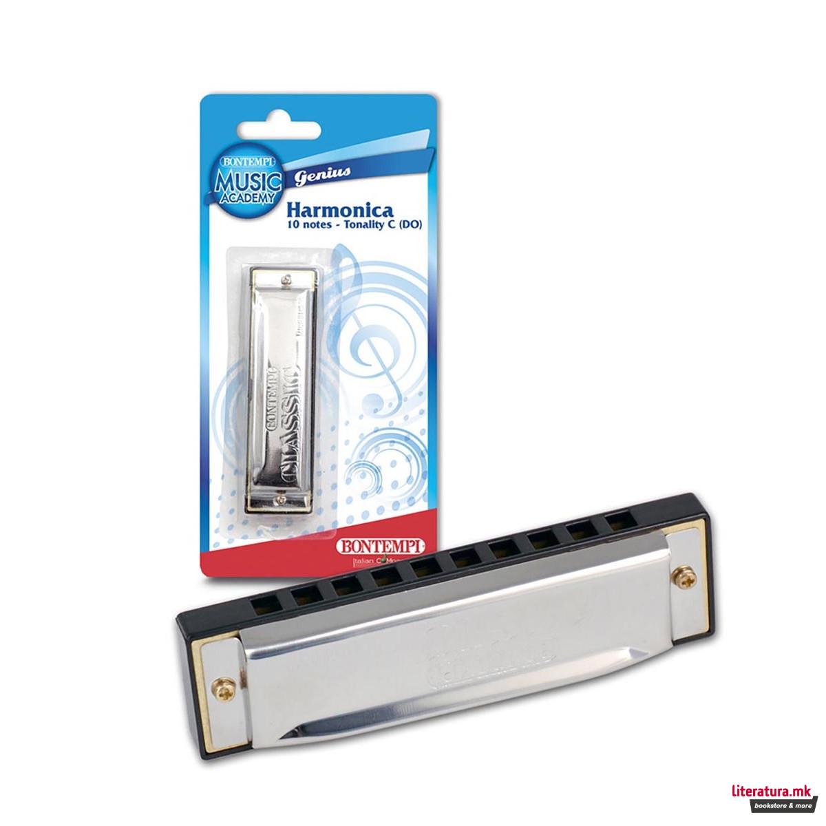 Метална усна хармоника, Metal harmonica, 10 ноти 