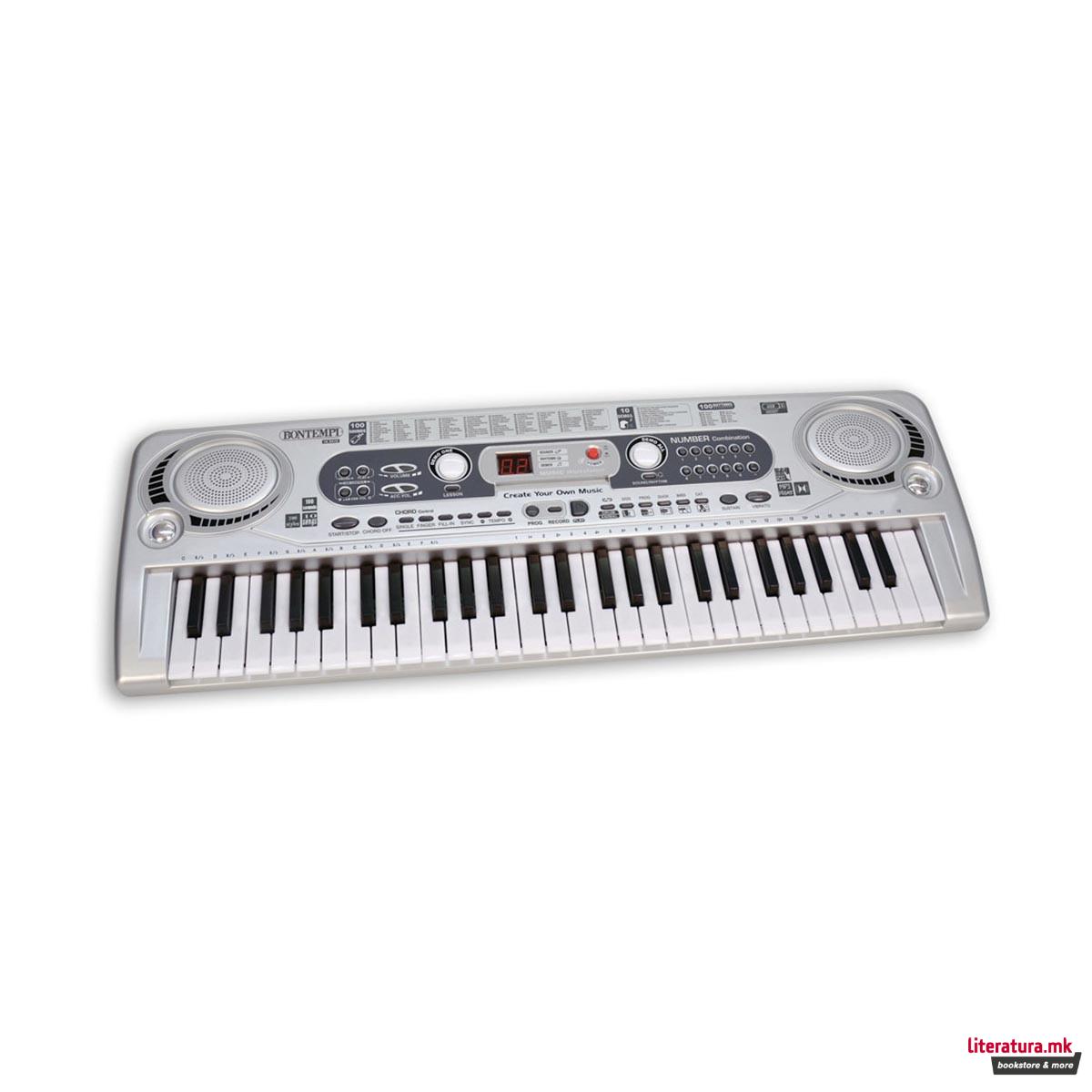 Дигитална клавијатура со адаптер, Digital Keyboard, 54 клавиши 