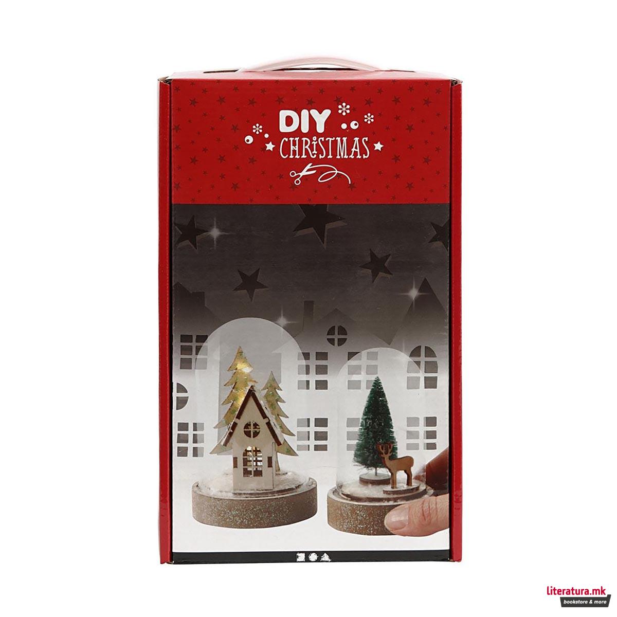 Сет за изработка - Ѕвона, DIY Christmas, Kit for bells with inner decoration 