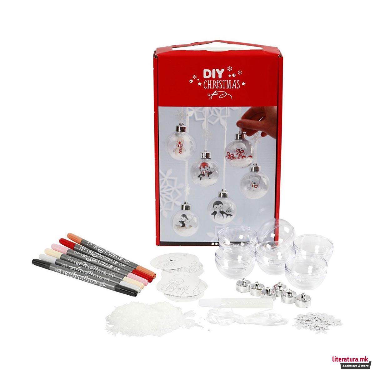 Сет за изработка - Лампиони, DIY Christmas, Ornaments with decoration 