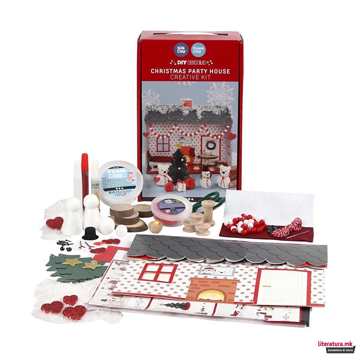 Сет за изработка, DIY Christmas, Christmas Party House 