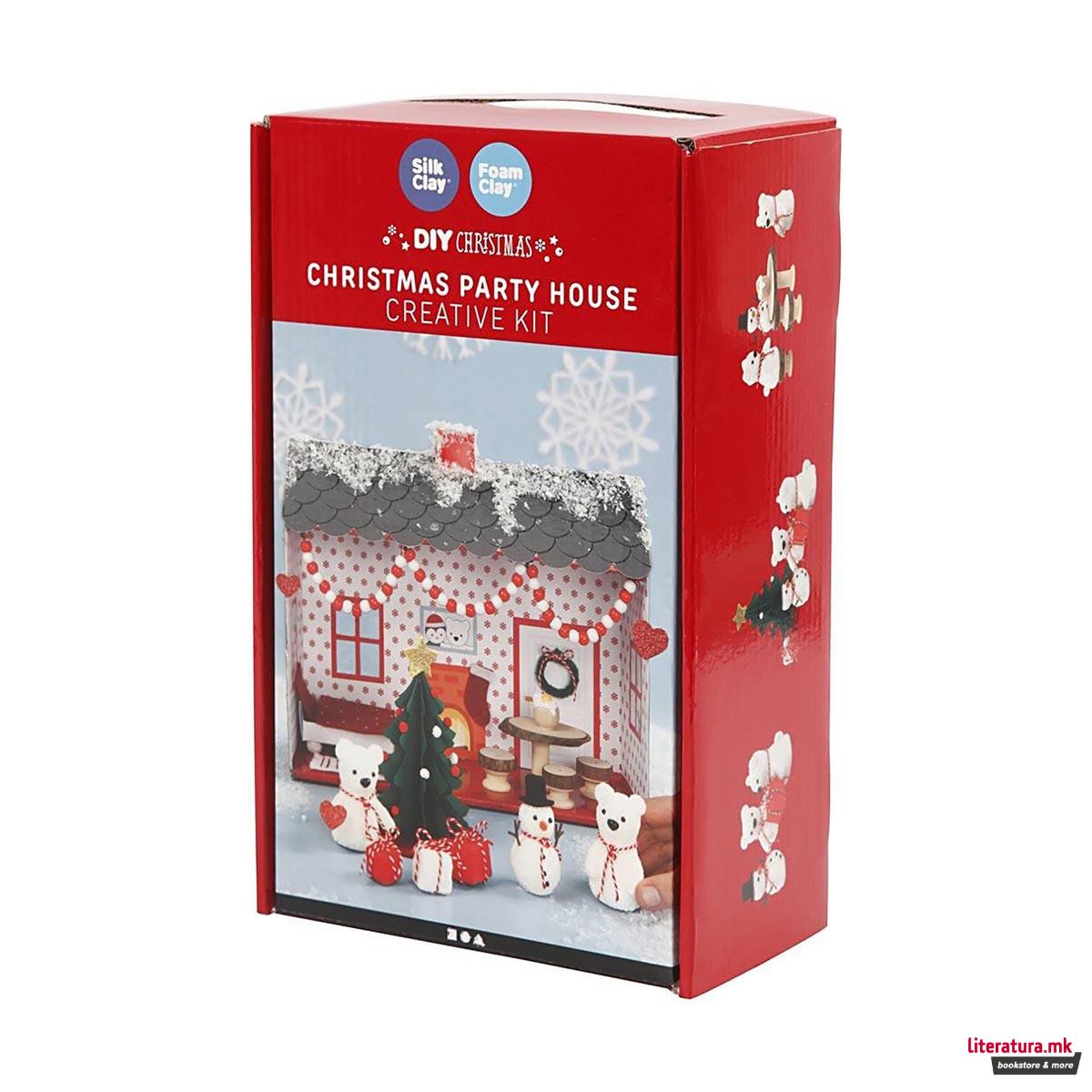 Сет за изработка, DIY Christmas, Christmas Party House 