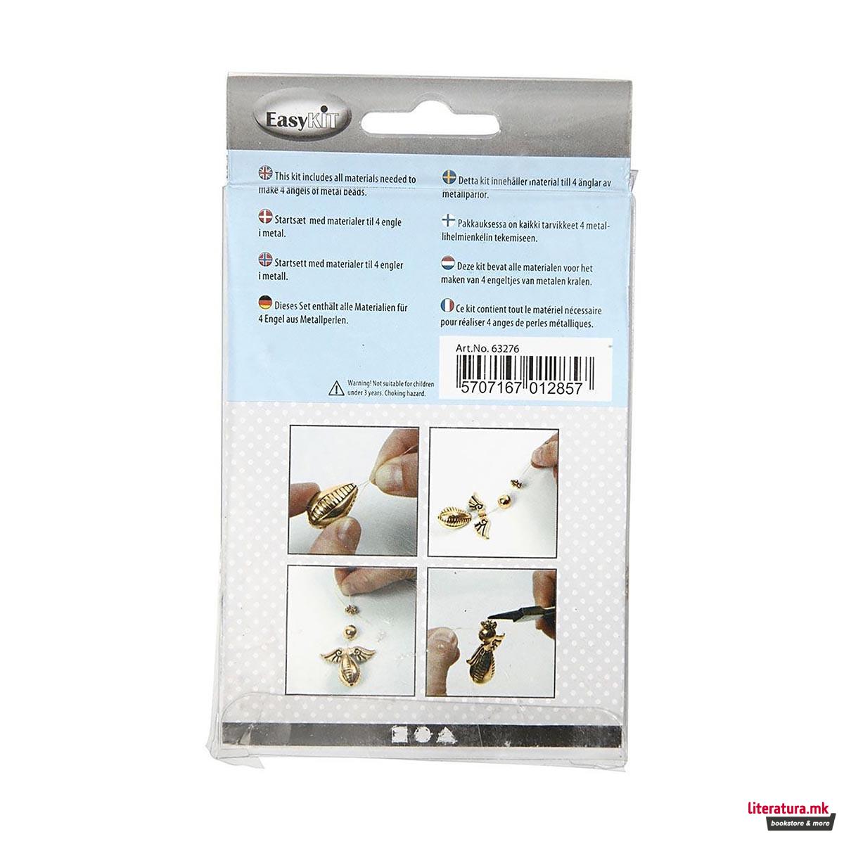 Сет за изработка - Златни ангелчиња, Angel Ornament 