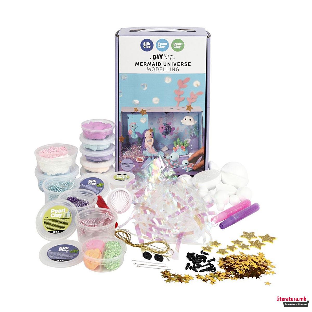 Сет за изработка со глина, Mermaid Universe, Modelling 