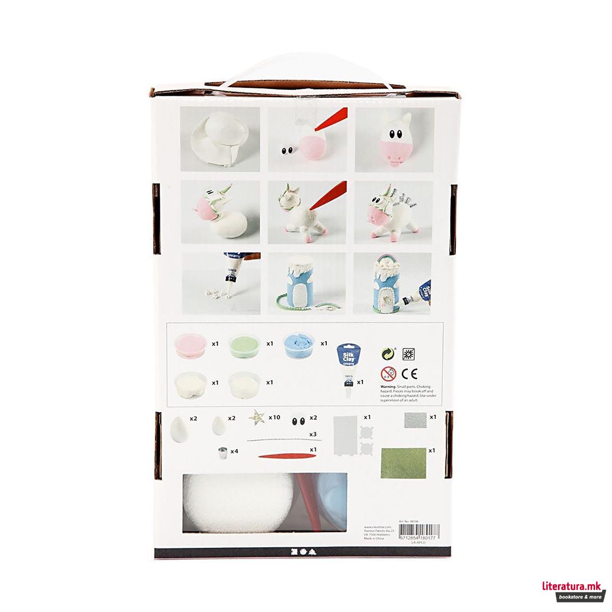 Сет за изработка со глина, Unicorn Dream World 