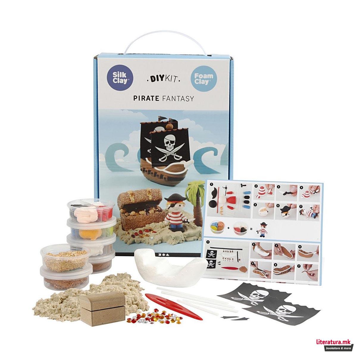 Сет за изработка со глина, Pirate World 
