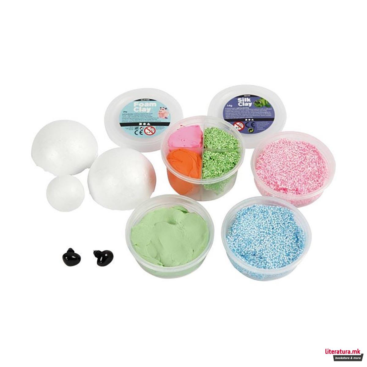 Сет за изработка со глина, Tinky the Turtle, Modelling 