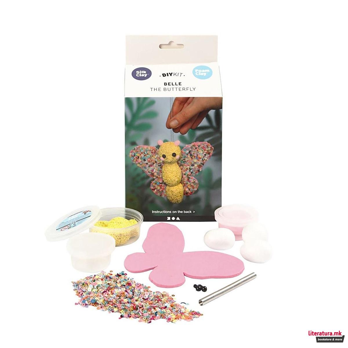 Сет за изработка со глина, Belle The Butterfly 