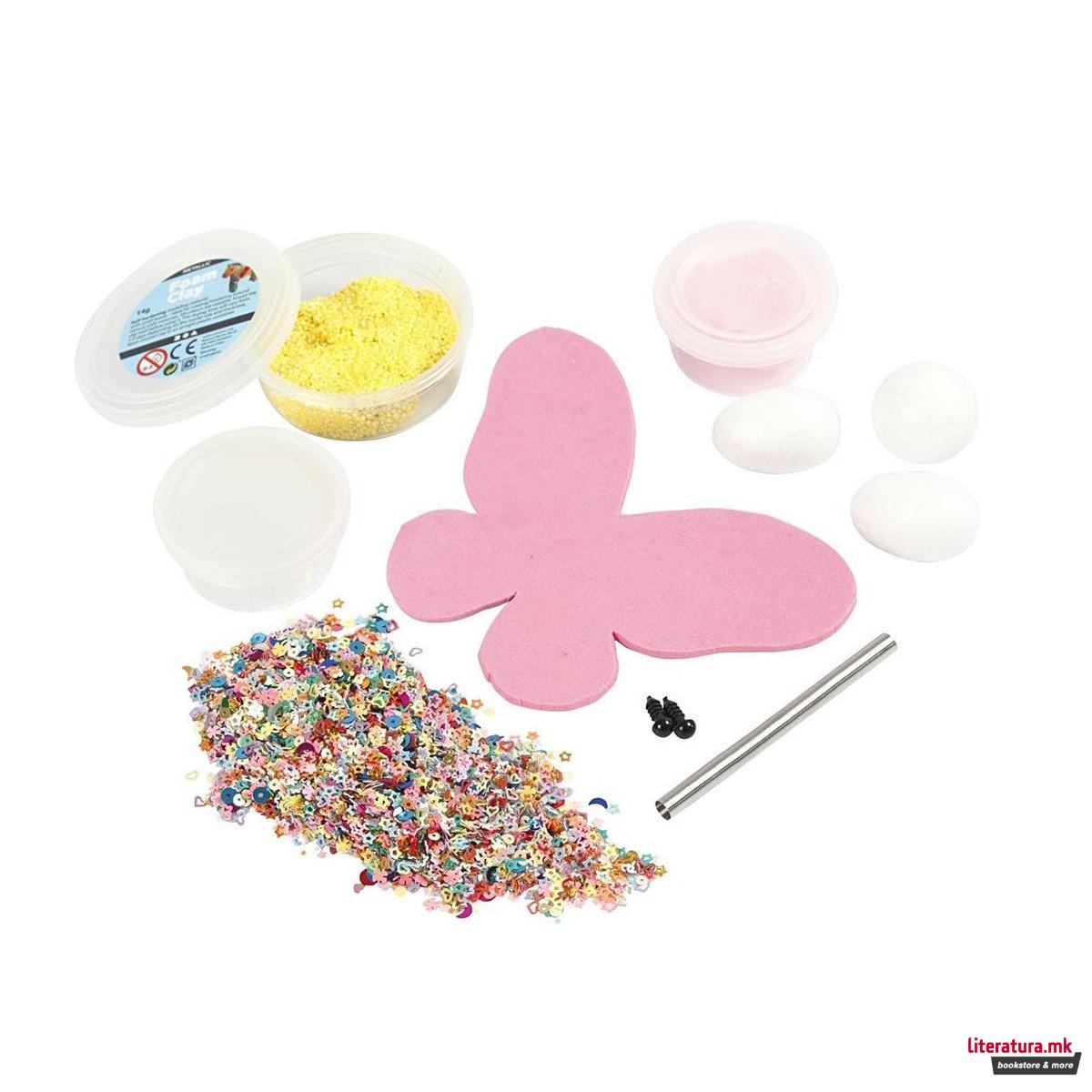 Сет за изработка со глина, Belle The Butterfly 