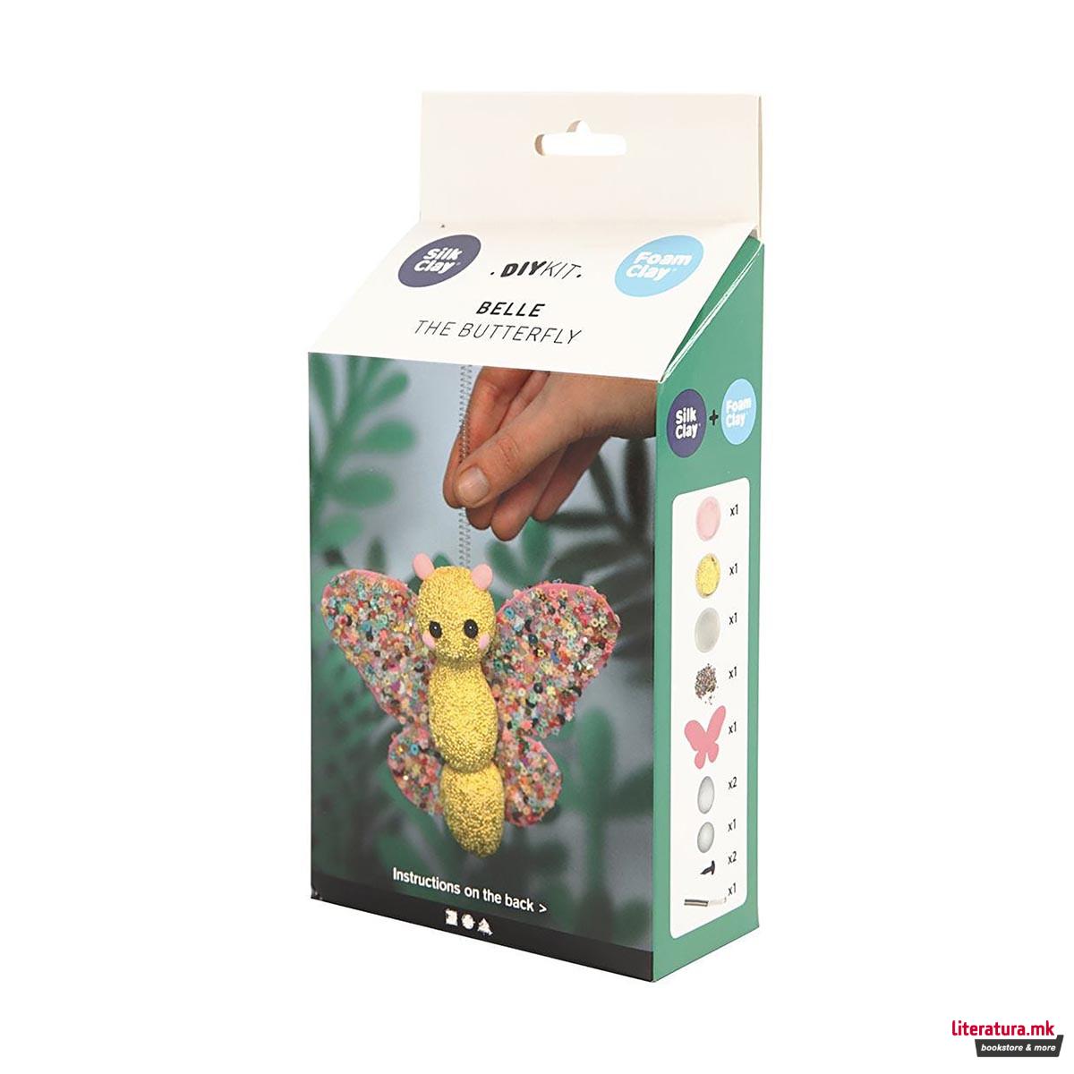 Сет за изработка со глина, Belle The Butterfly 