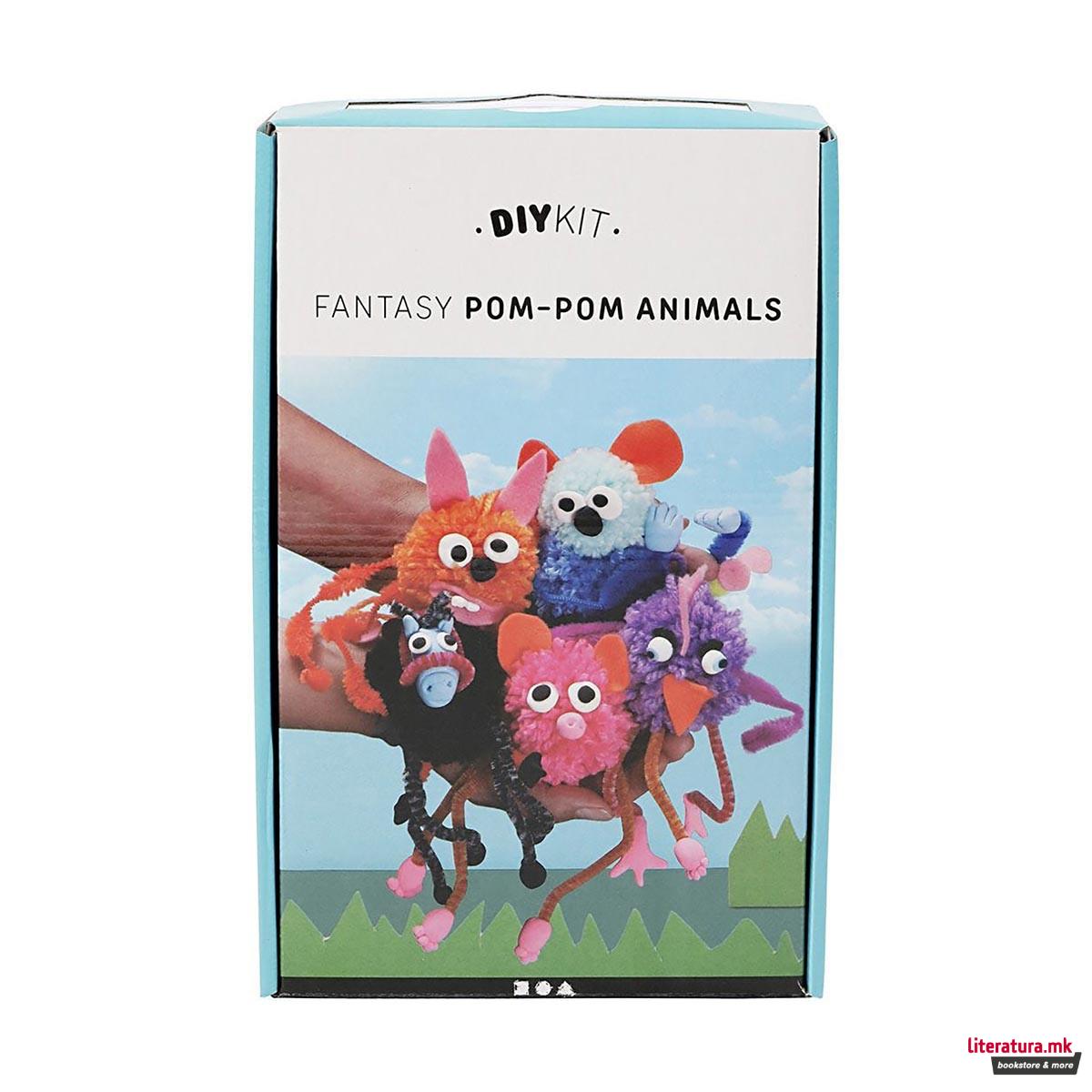 Сет за изработка со конци - Животни, DIY Yarn Kit - Animals 