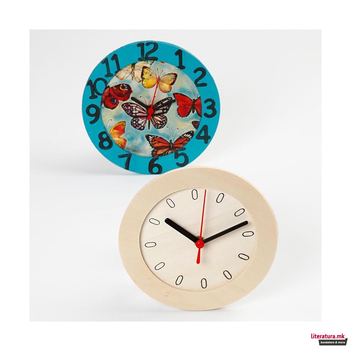 Дрвен часовник, Watch With Wooden Frame 