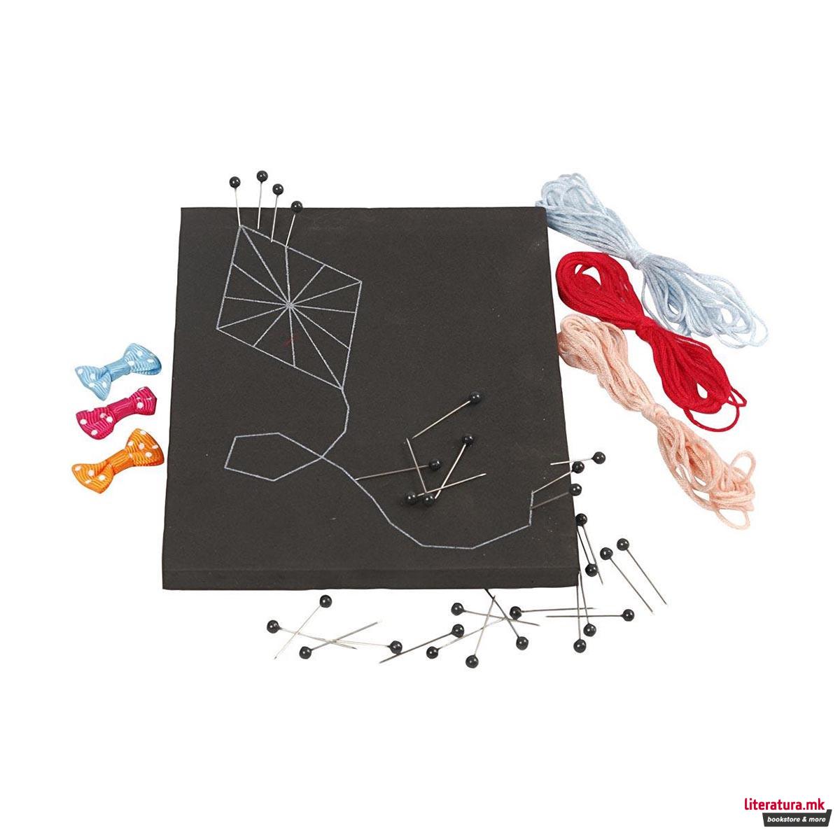 Мини сет за изработка со ева пена и конец, Мини Craft Kit - Kite 